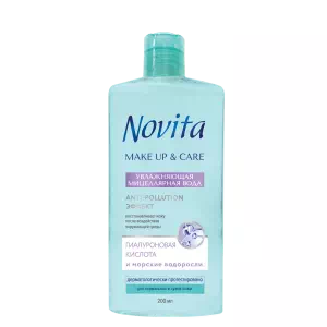 Novita MAKE UP&CARE мицелярная вода увл.200мл- цены в Снятыне