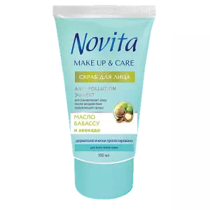 Novita MAKE UP&CARE скраб д лица туба 150мл- цены в Прилуках