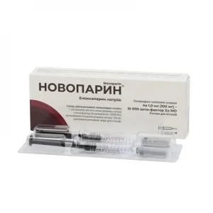 Новопарин раствор для инъекций 10000 анти-Ха МЕ/1мл шприц №2- цены в Сосновке