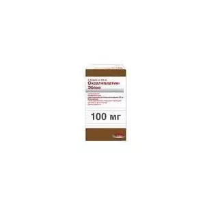 Оксалиплатин лиофилизированный порошок для приготовления раствора для инфузий флакон 100мг № 1- цены в Тараще