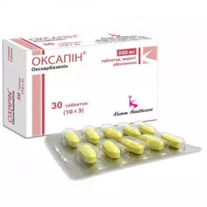 ОКСАПІН таблетки В/О 300МГ№30(10X3)- ціни у Харкові