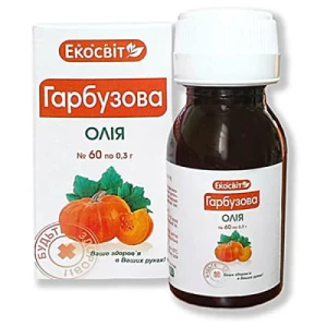 Масло тыквенное капсулы №60- цены в Миргороде
