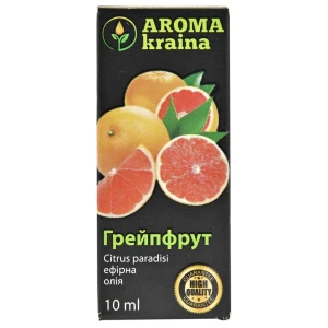 Олія грейпфруту ефірна 10мл AROMA KRAINA- ціни у Дніпрі