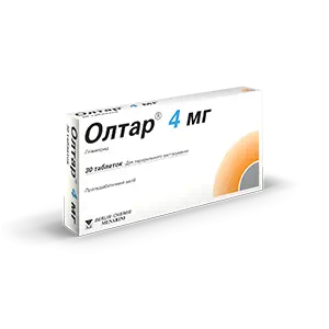 ОЛТАР 4мг таблетки по 4мг №30 (30х1)- ціни у Одесі