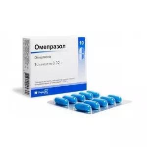 Відгуки про препарат Омепразол капсули по 0.02 г №30 (10х3)