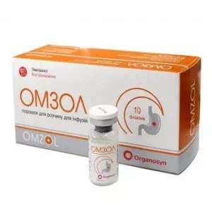 Інструкція до препарату Омзол порошок для р-ну д/інф. по 40 мг №10 у флак.