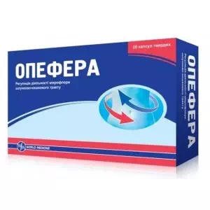 Опефера капс.твер. №20 фл.карт.уп.- ціни у Дніпрі