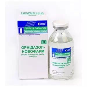 Орнідазол-Новофарм розчин д/інф. 5 мг/мл по 100 мл- ціни у Вознесенську
