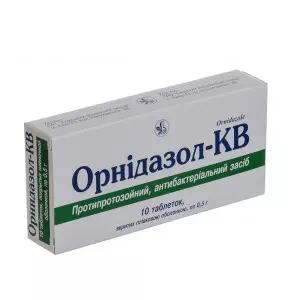 Орнидазол таблетки 500мг №10- цены в Житомир