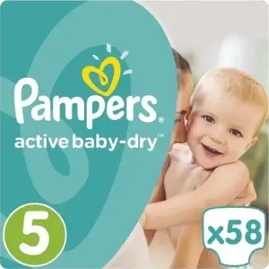 Підгузки Pampers Active Baby-Dry Junior (11-18) Джамбо № 58- ціни у Білій Церкві