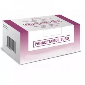 Парацетамол євро розчин д/інф. 10 мг/мл по 100 мл №12 у конт.- ціни у Оріхові