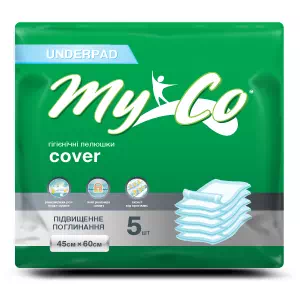 Пеленки гиг.MyCo Cover 60х45см N5- цены в Кривой Рог