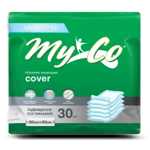Пеленки гиг.MyCo Cover 60х60см N30- цены в Сосновке