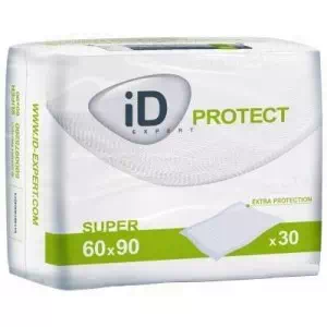 Пелюшки одноразові iD Expert Protect Super, 60 x 90 см, 30 штук- ціни у Першотравенську