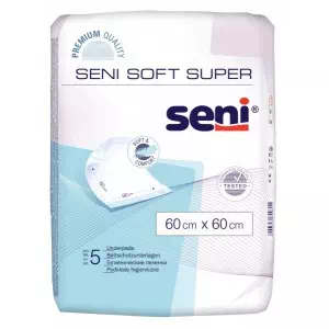 Пелюшки Seni Soft Super 60х60 №5- ціни у Слов'янську