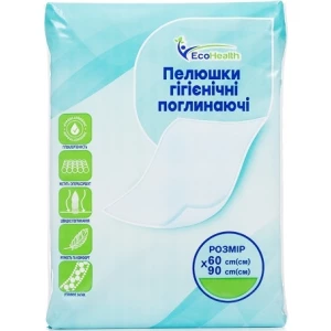 Пеленки гигиенические поглощающие Ecohealth р.60см х 90см 100шт- цены в Доброполье