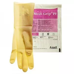 Перчатки хир.лат.непр.стер.р.6 Ansell Medi-Grip PF 351172- цены в Днепре