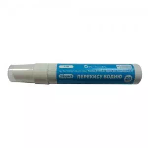 Перекис водню розчин для зовнішнього застосування 3% флакон 20мл олівець-спрей- ціни у Запоріжжі