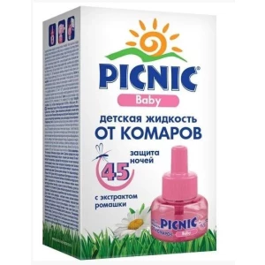 Picnic Baby жидкость от комаров 30мл (45 ночей)- цены в Одессе