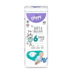 Підгузки Bella Baby Happy Junior Extra розмір 6 (15+ кг) №48- ціни у Дніпрорудному