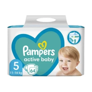 Подгузники для детей Pampers Active Baby размер 5 №64- цены в Черкассах