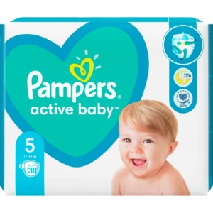 Підгузки PAMPERS Active Baby Junior (11-16кг) №38- ціни у Лимані