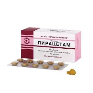 Пирацетам таблетки 0.2г №60 Борщаговский- цены в Кременной
