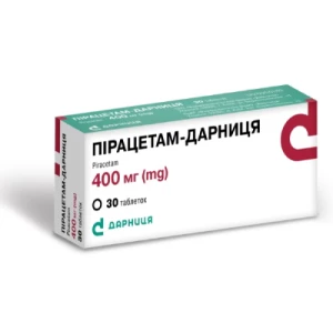 Пирацетам таблетки 0.4 г №30- цены в Славянске