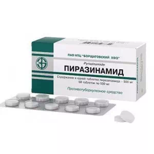 Пиразинамид таблетки 500мг №50 Борщаговский- цены в Днепре