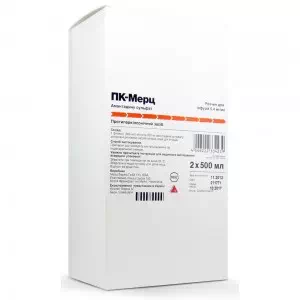 ПК-Мерц раствор для инъекций 0,4 мг мл по 500мл во флаконе №2- цены в Житомир