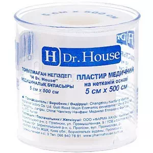 Пласт. мед. H Dr. House нетк.осн. 5см х 500см(бум.уп.)- цены в Кременчуге