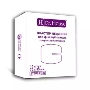 Пласт. мед. H Dr.House д фикс. катетеров ст.полим. №1- цены в Киеве