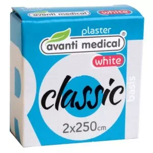 Пластырь медицинский в рулонах Avanti medical® Classic на тканевой основе, белый, 2см х 250см- цены в пгт. Новой Праге