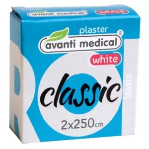 Пластырь медицинский в рулонах Avanti medical® Classic на тканевой основе, белый, 2см х 250см- цены в Доброполье