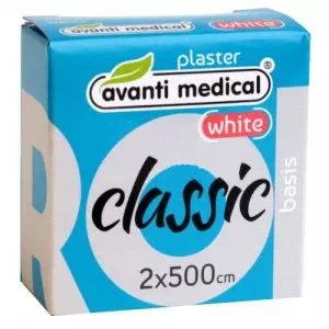 Пластырь медицинский в рулонах Avanti medical® Classic на тканевой основе, белый, 2см х 500см- цены в Светловодске