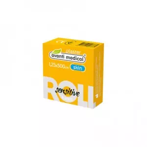 Пластырь медицинский в рулонах Avanti medical® Sensitive, на нетканой основе, 1,25 см х 500- цены в Першотравенске