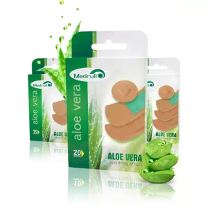 Пластырь Medrull Aloe Vera из полимерного материала, кол-во 10шт.- цены в Ивано - Франковск