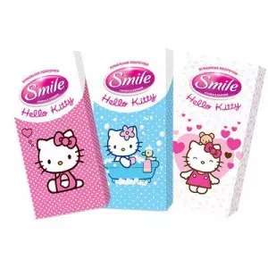 Платочки бумаж.Smile Hello Kitty микс №10- цены в Днепре