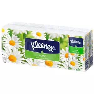 Платочки Kleenex №10х10 ромашка- цены в Славутиче