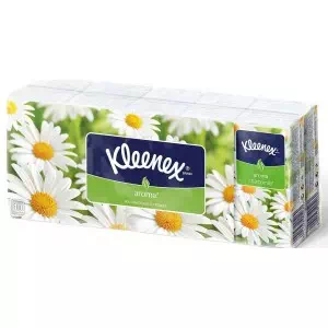 Платочки Kleenex №10х10 ромашка- цены в Александрии