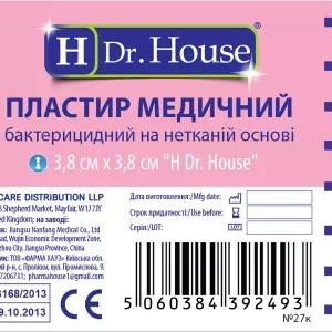 Инструкция к препарату ПЛ.H DR.HOUSE БАКТ.НЕТК3.8Х3.8