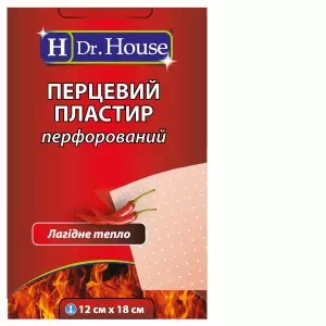 Пластир H DR.HOUSE ПЕРЦ.12СМХ18СМ- ціни у Новомосковську