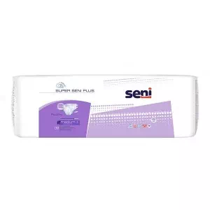 Подгузники для взрослых Seni Super plus 2 Medium №30 (75-110см) дыш. 7кап.- цены в Днепре