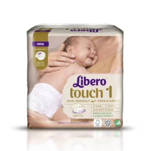 Підгузки для дітей LIBERO Touch 1 від 2 до 5 кг №22- ціни у Хмільнику