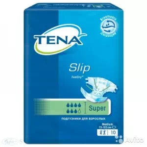 Подгузники 10 TENA Slip Plus Меdium дышащие- цены в Киверцах