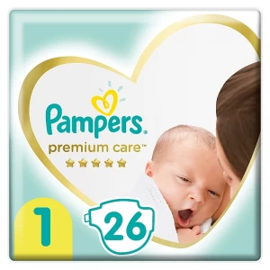 Підгузки PAMPERS Premium Care Newborn (3кг) №26- ціни у Соснівці