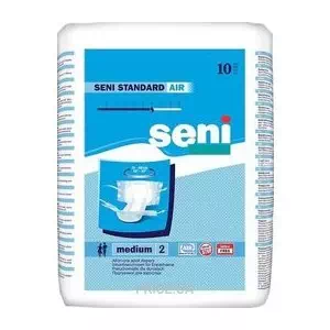 Подгузники для взрослых Seni Standard Air Medium №10- цены в Днепре