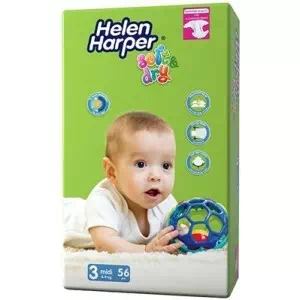 Пыдгузки Helen Harper Soft & Dry Джуніор (11-25кг) №39- ціни у Кременчуці
