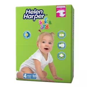Підгузки Helen Harper Soft&Dry Макси (7-18кг) N50- ціни у Славутичі