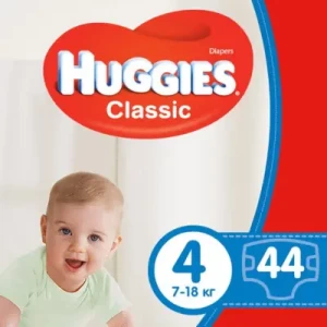 Подгузники Huggies Classic 4 (7-18кг) №44- цены в Першотравенске